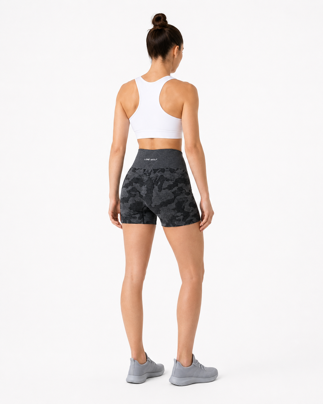 High Waisted CAMO Shorts