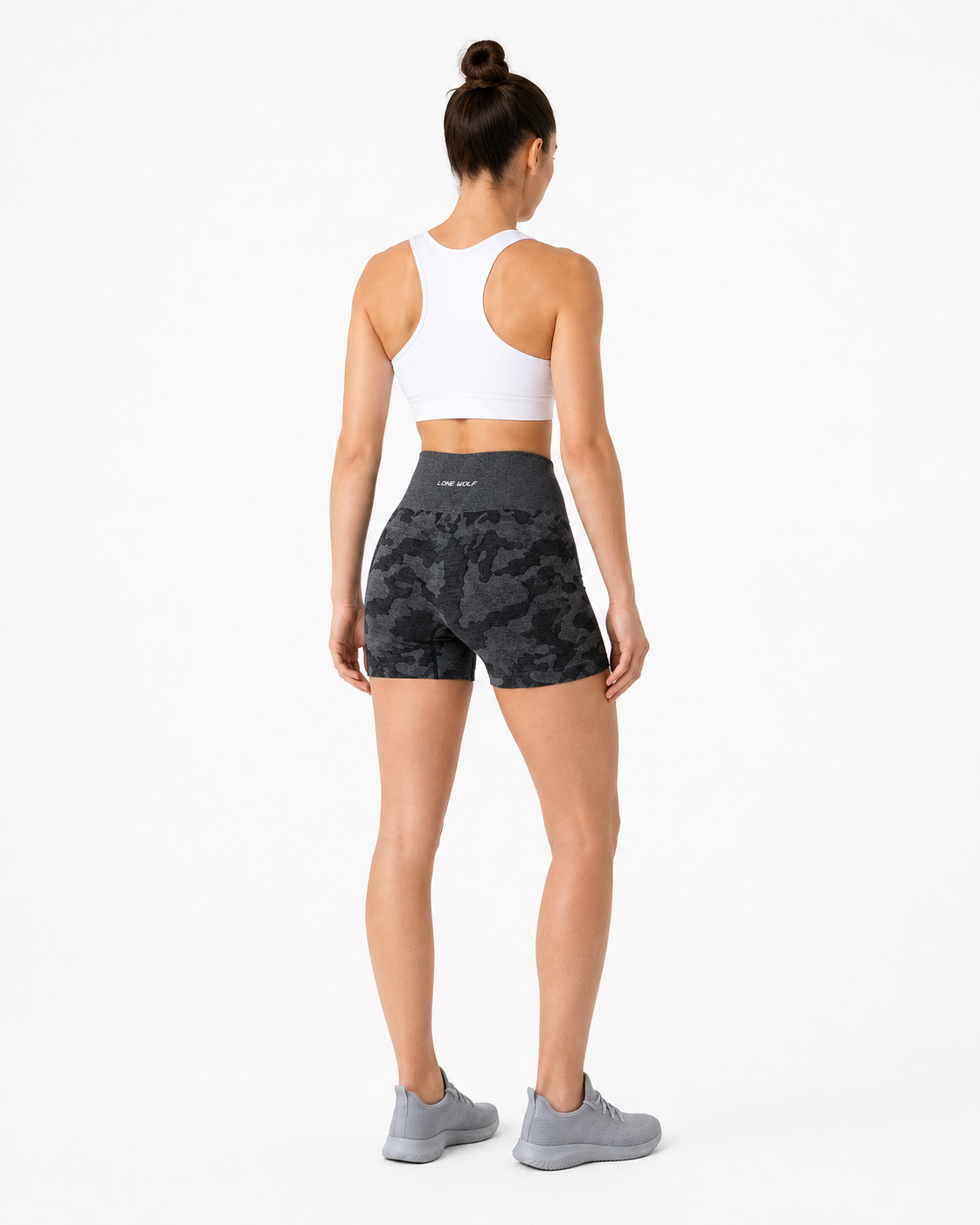 High Waisted CAMO Shorts