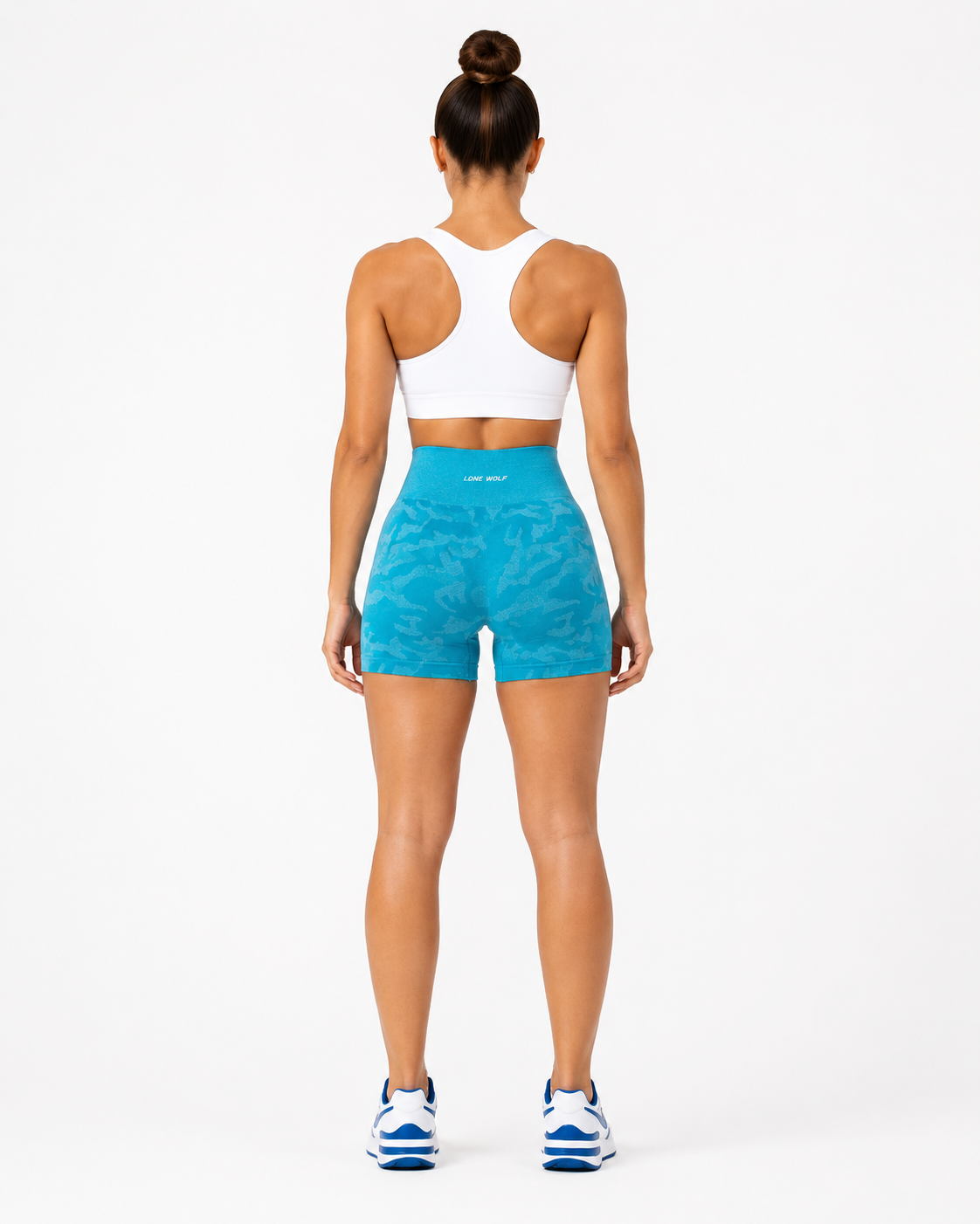 High Waisted CAMO Shorts