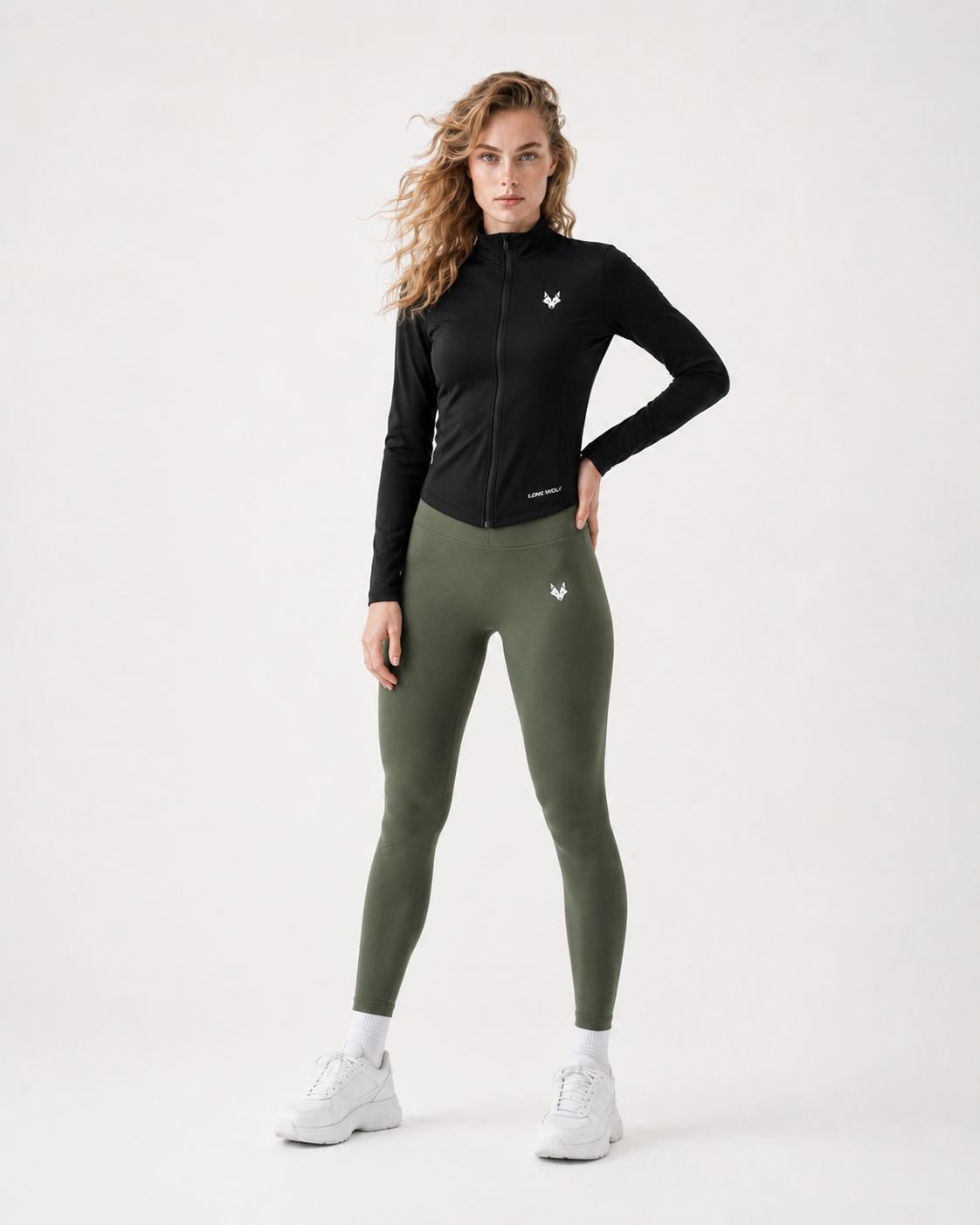 Elevate | Cropped Zip Up Jacket