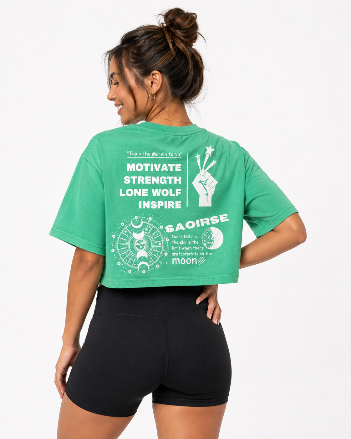 Cropped Relaxed Fit T-Shirt
