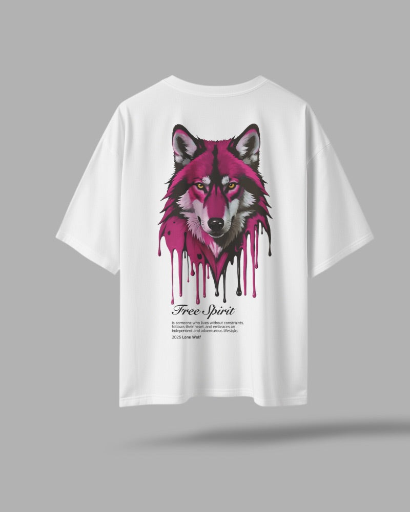 Free Spirt | Oversized T-Shirt - Pink