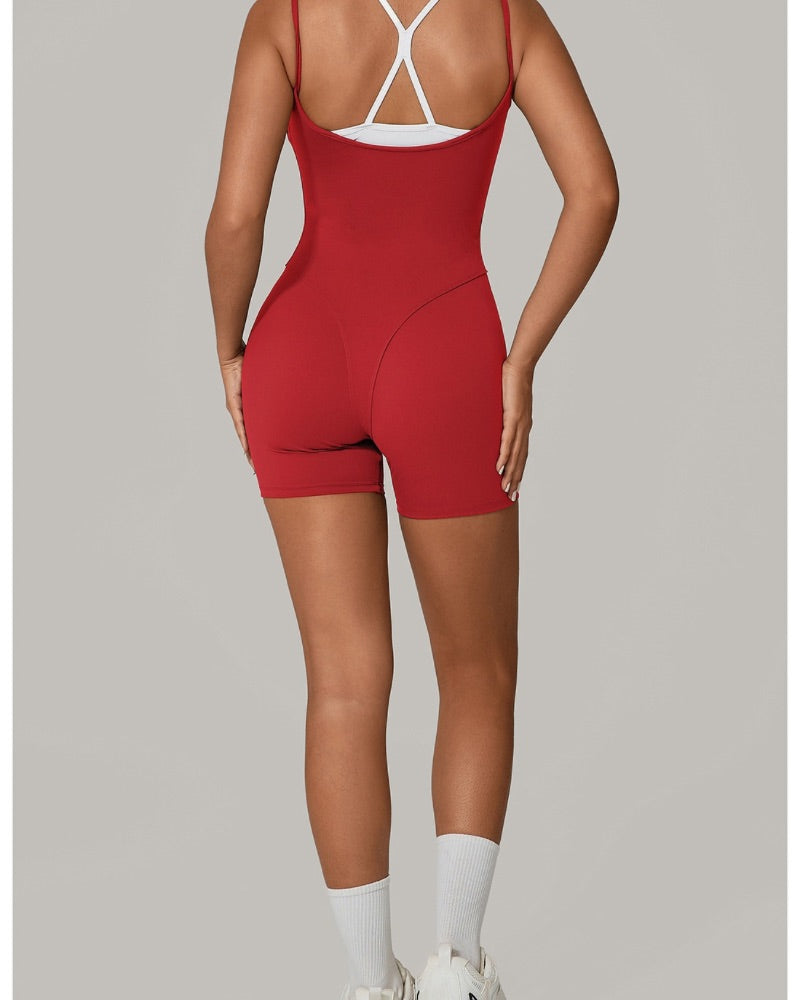 SculptFit Two-Tone Bodysuit