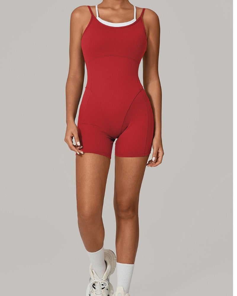 SculptFit Two-Tone Bodysuit