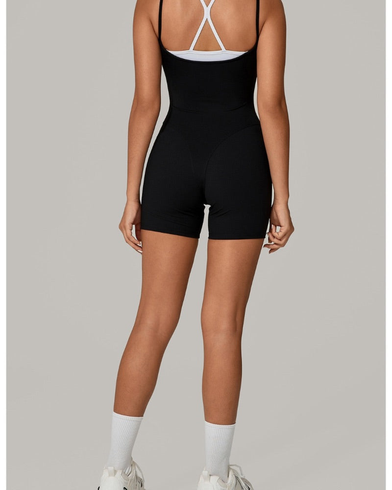 SculptFit Two-Tone Bodysuit