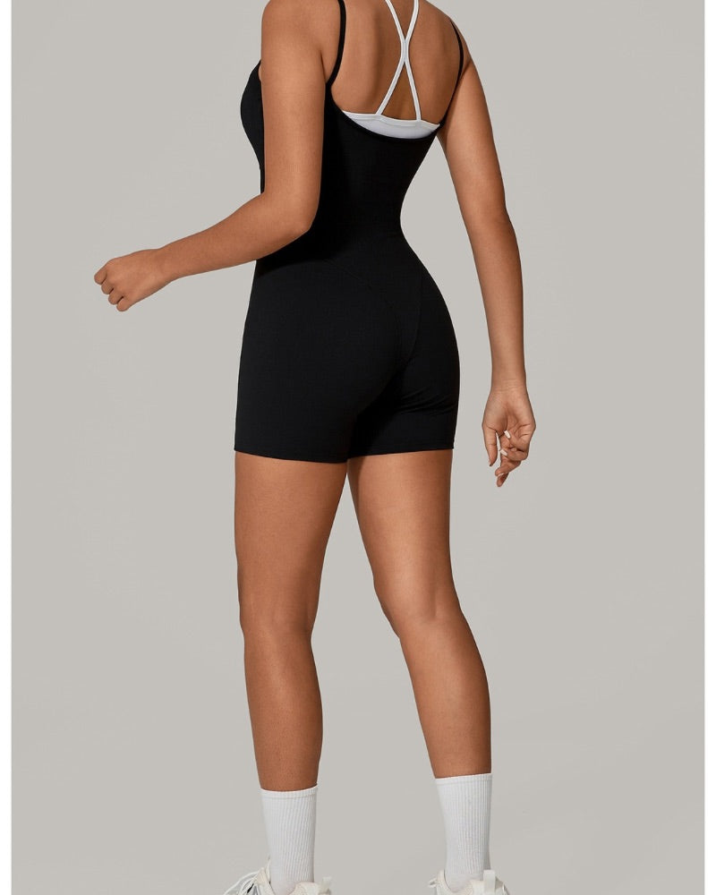 SculptFit Two-Tone Bodysuit