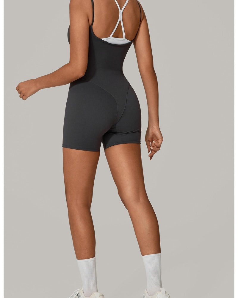 SculptFit Two-Tone Bodysuit