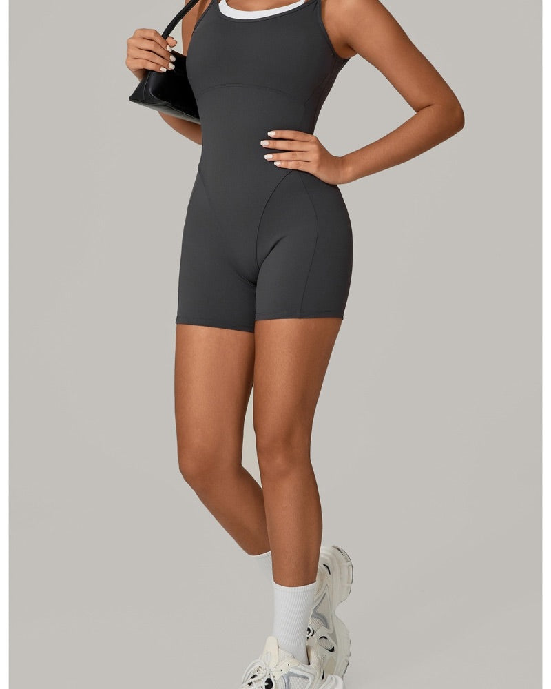 SculptFit Two-Tone Bodysuit