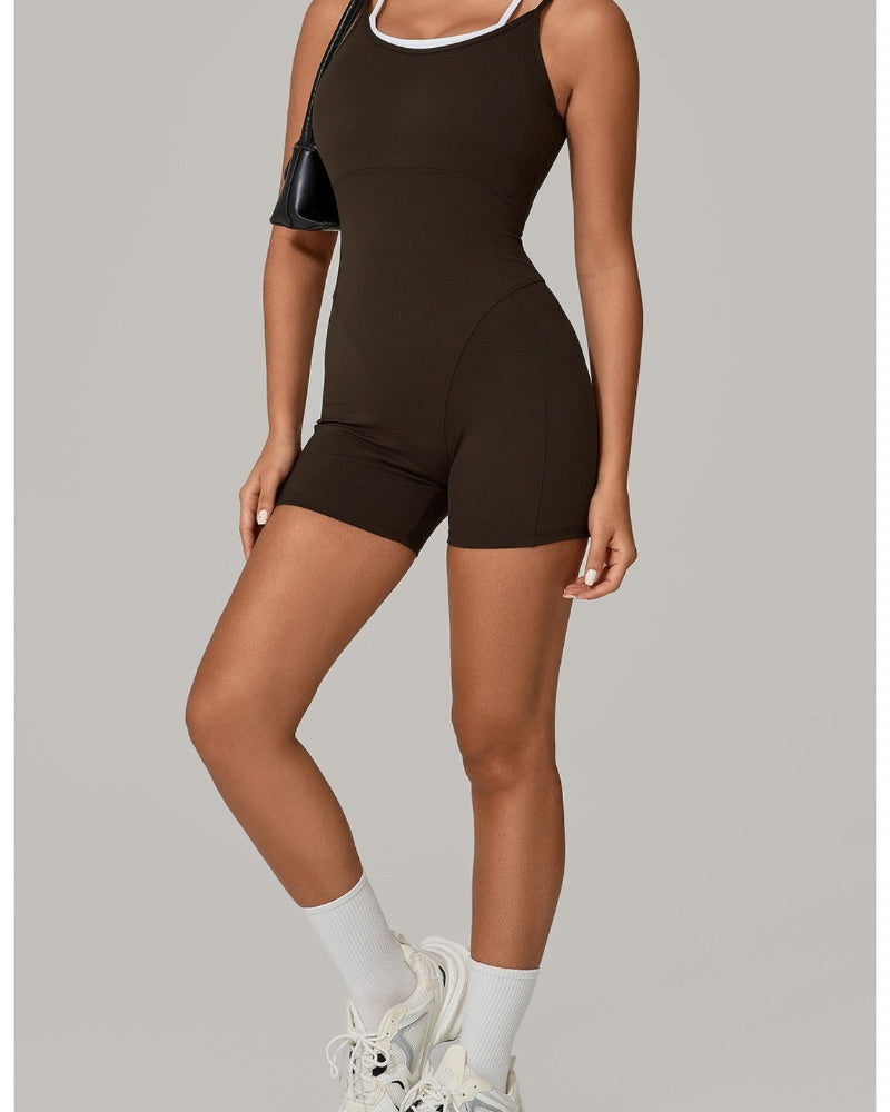 SculptFit Two-Tone Bodysuit