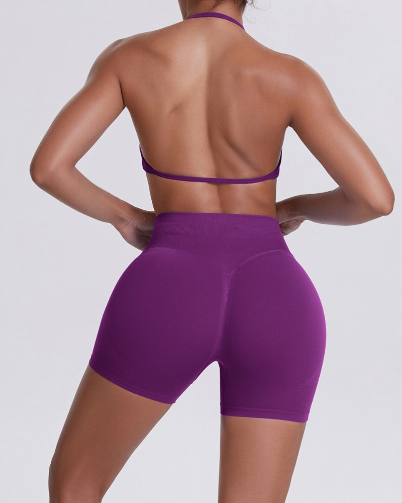 Elevate | Bra Top - Magenta Plum