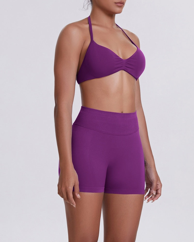 Elevate | Bra Top - Magenta Plum