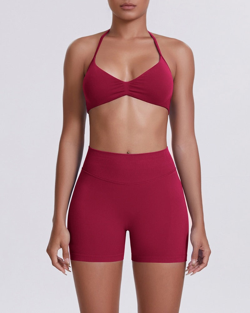 Elevate | Bra Top - Magenta Plum