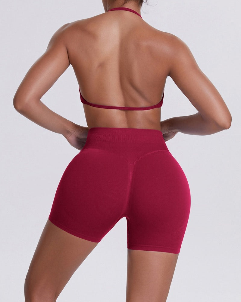 Elevate | Bra Top - Magenta Plum