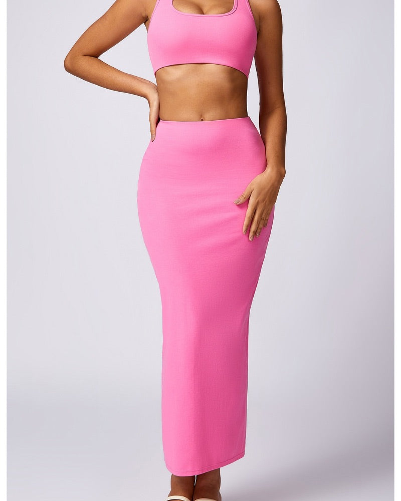 Maxi Dress & Bra Top - 724438.myshopify.com