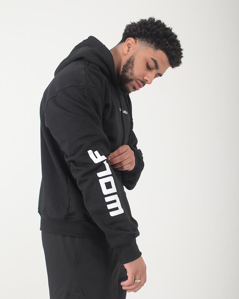 Statement Hoodie Men-Black - 724438.myshopify.com