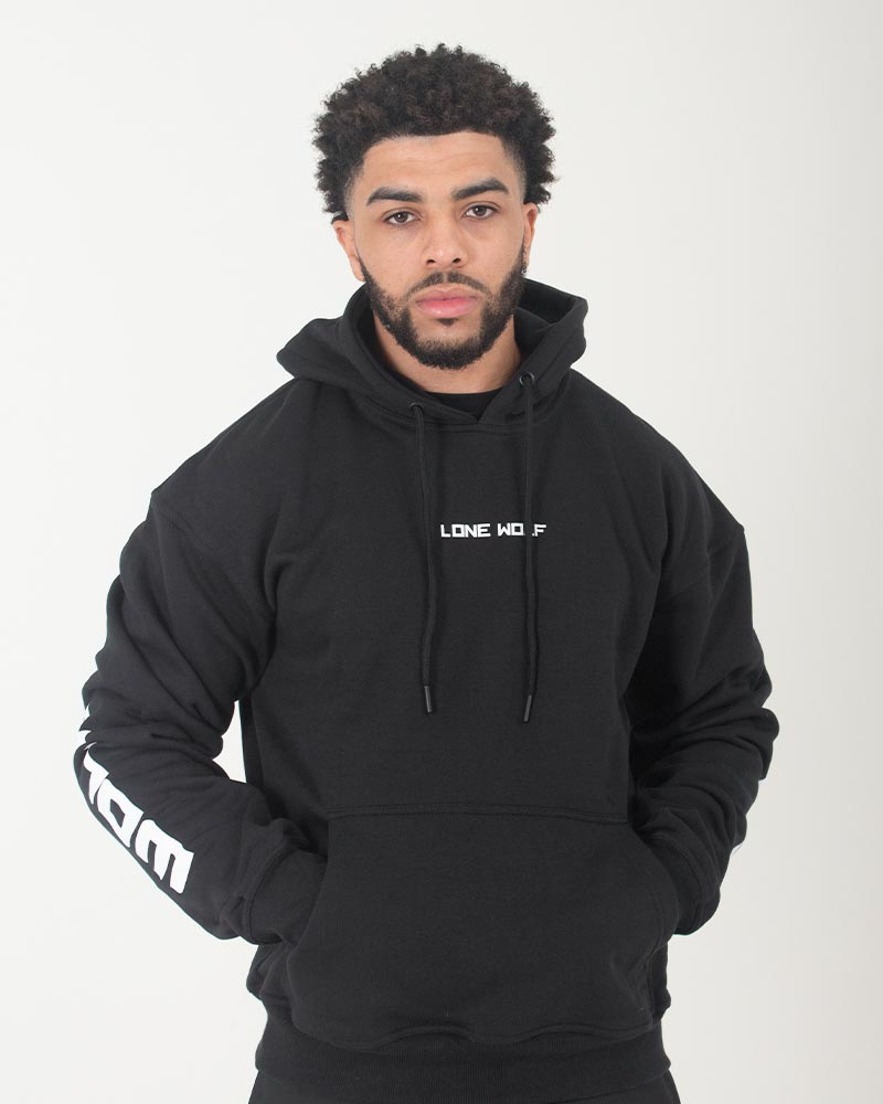 Statement Hoodie Men-Black - 724438.myshopify.com