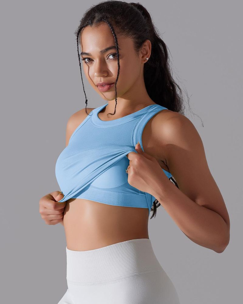 All in One Tank Top / Sports Bra - 724438.myshopify.com
