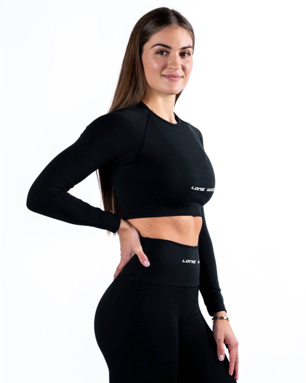 The RAZE crop long sleeve top - 724438.myshopify.com