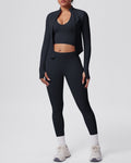Elevate | Cropped Zip Up Jacket