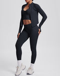 Elevate | Cropped Zip Up Jacket