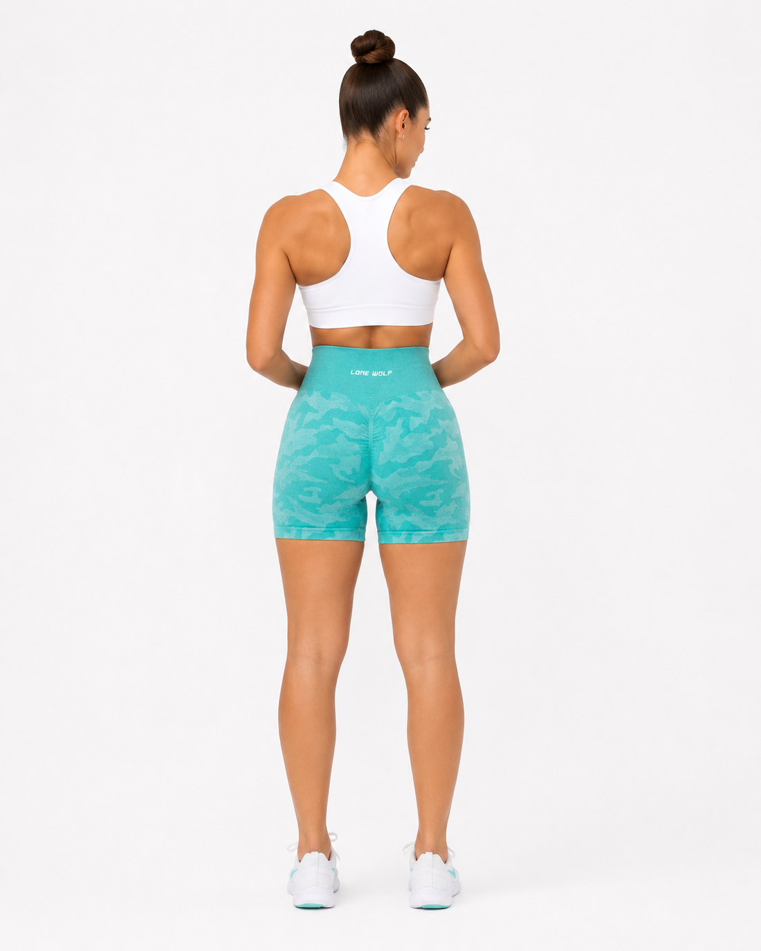 High Waisted CAMO Shorts