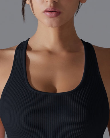 New Ribbed High Stretch Tank Top