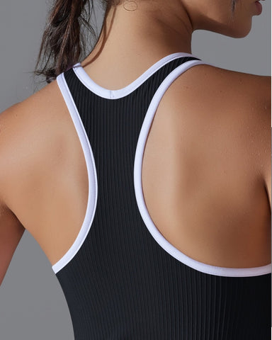 New Ribbed High Stretch Tank Top