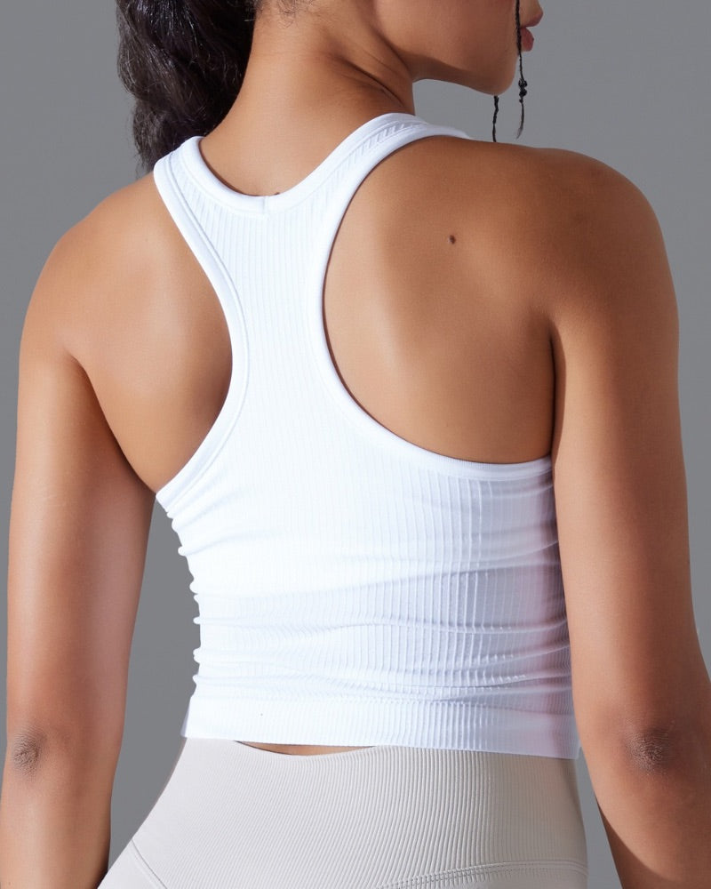 New Ribbed High Stretch Tank Top - 724438.myshopify.com