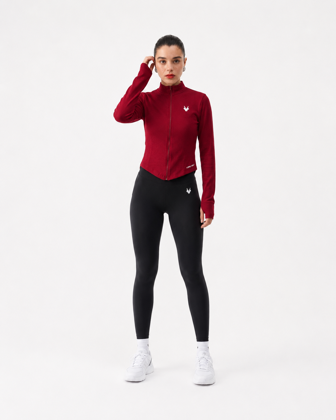 Elevate | Cropped Zip Up Jacket