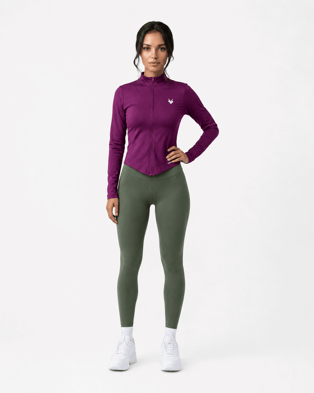 Elevate | Cropped Zip Up Jacket