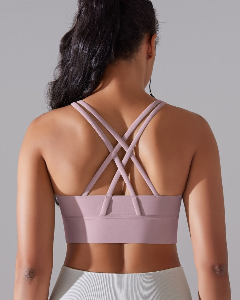 Chloe | Cross Back Sports Bra