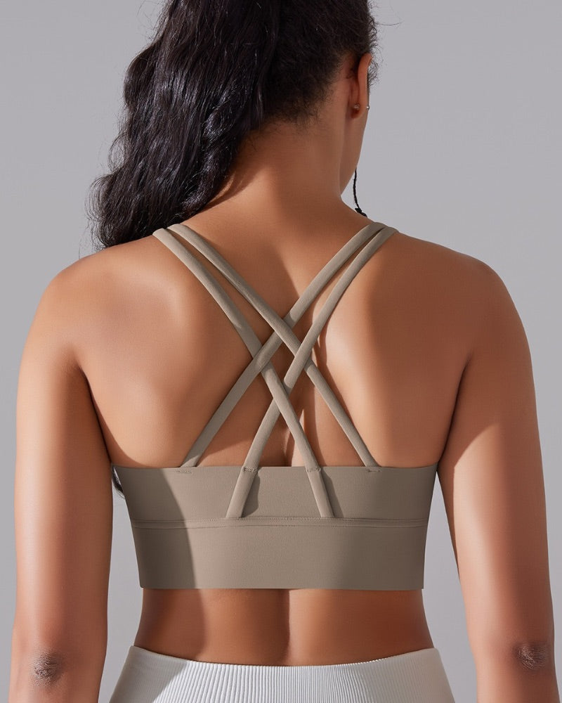 Chloe | Cross Back Sports Bra