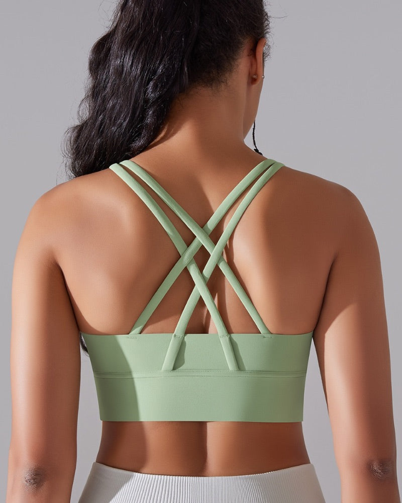 Chloe | Cross Back Sports Bra