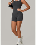 SculptFit Two-Tone Bodysuit