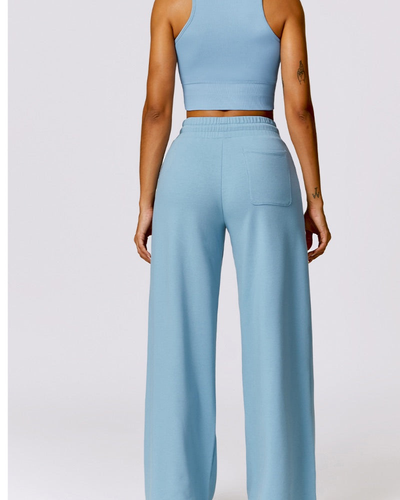 Flared Jogger and Bra Top - 724438.myshopify.com