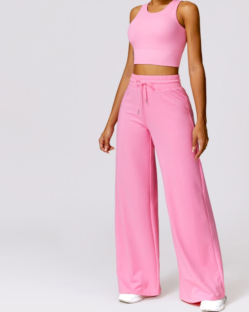 Flared Jogger and Bra Top
