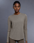 VELA | Premium Long Sleeve Curved Hem T-Shirt