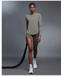 VELA | Premium Long Sleeve Curved Hem T-Shirt