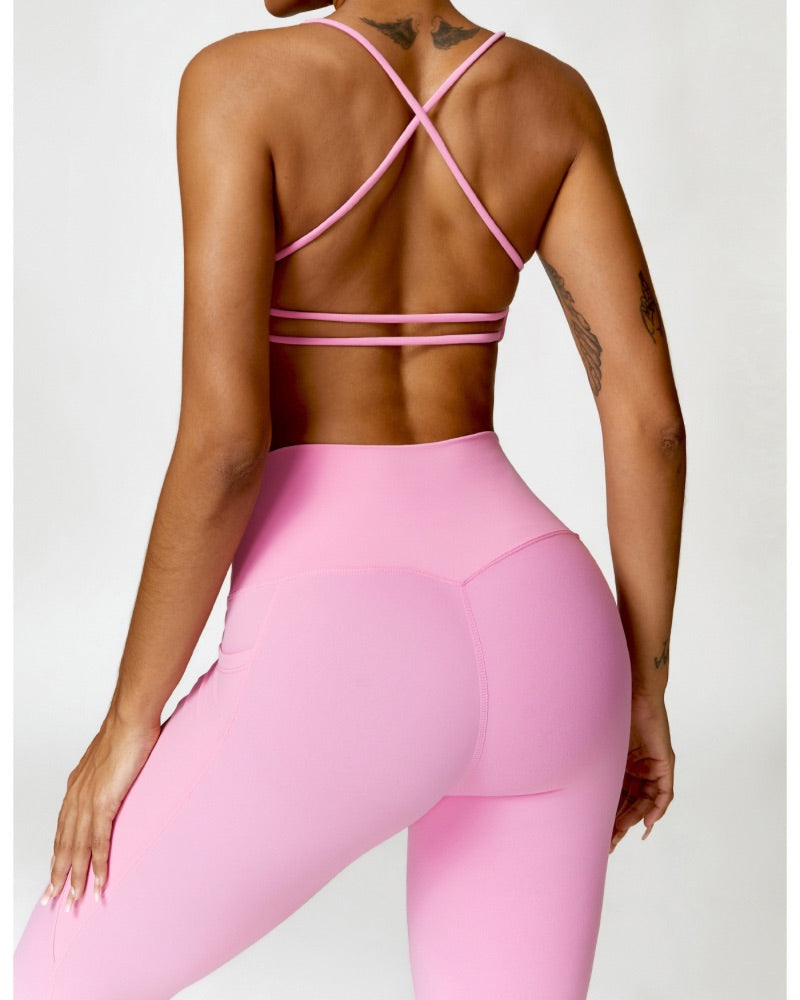 Envy Performance Leggings - Rose Pink