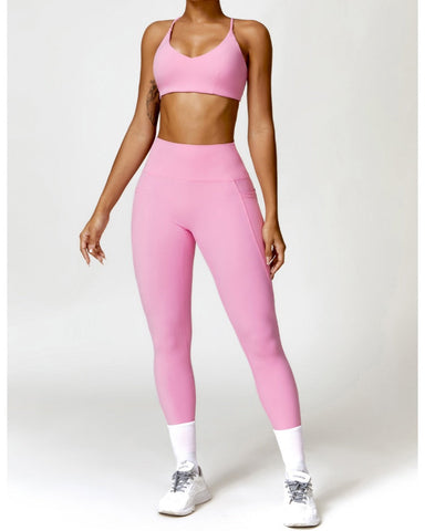 Envy Performance Leggings - Rose Pink