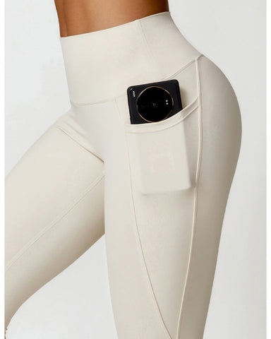 Envy Performance Leggings - Beige