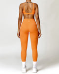 Envy Deep V Backless Sports Bra - Orange - 724438.myshopify.com