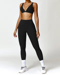 Envy Deep V Backless Sports Bra - Black - 724438.myshopify.com