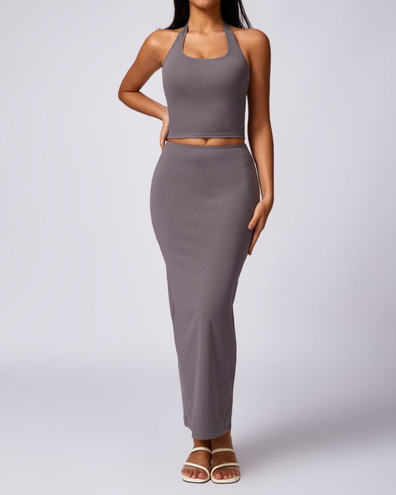 Maxi Dress & Crop Top - 724438.myshopify.com