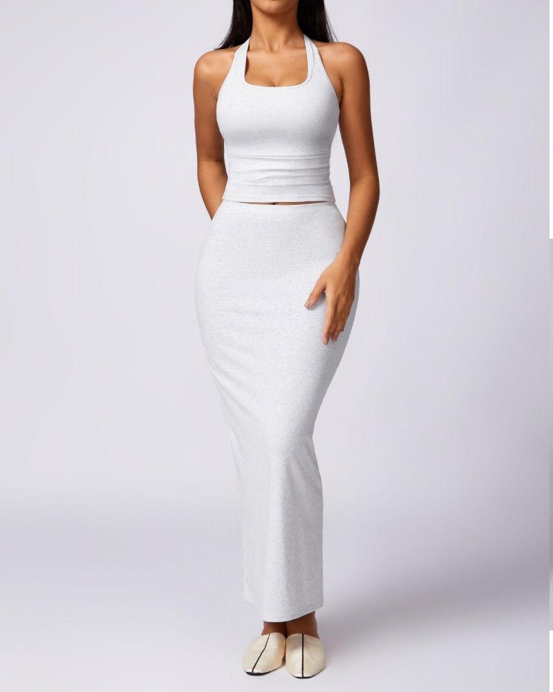 Maxi Dress & Crop Top - 724438.myshopify.com