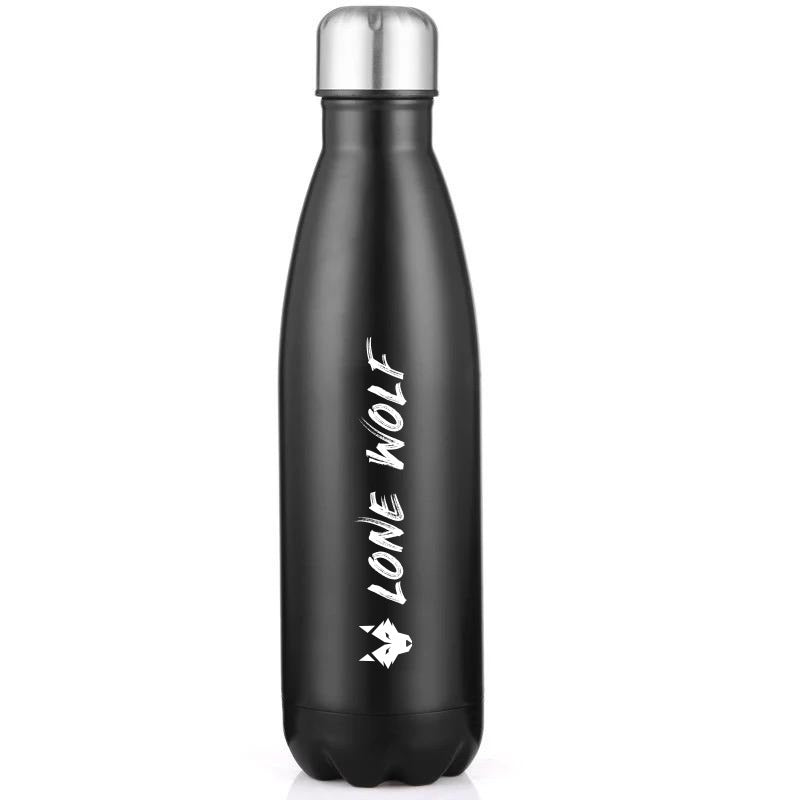 500ml Stainless Steel Hot / Cold Bottle - LONE WOLF FITWEAR