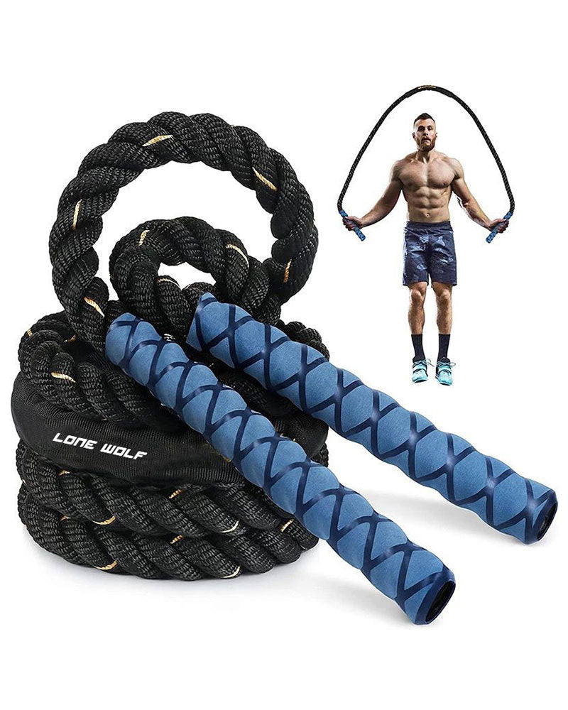 Battle Rope - Heavy Skipping Rope - LONE WOLF FITWEAR